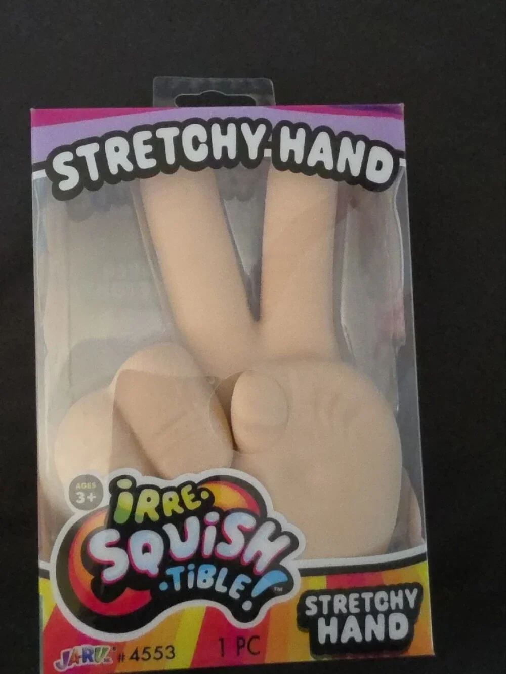 Stretchy Hand Kids Toy - Beige Squishy Peace Hand